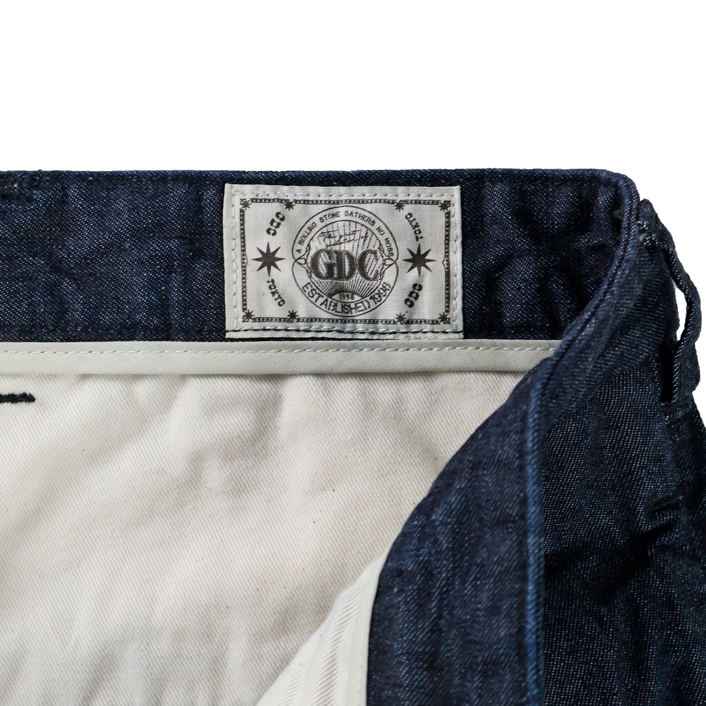 【FULLCOUNT×GDC】Big Denim Tuck Trousers