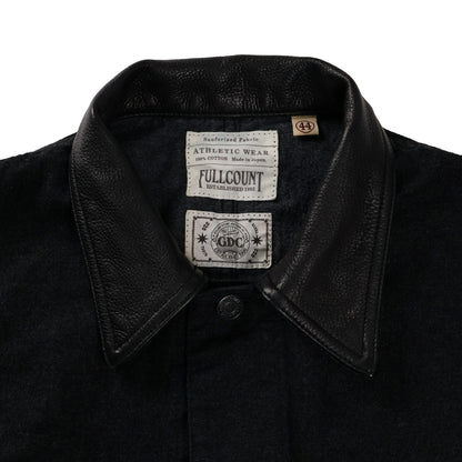 【FULLCOUNT×GDC】Leather Collar Denim Chore Jacket
