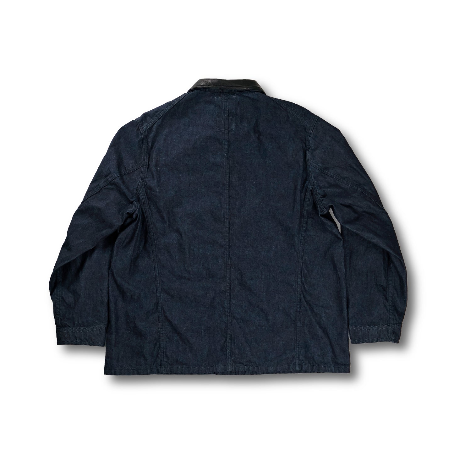 【FULLCOUNT×GDC】Leather Collar Denim Chore Jacket