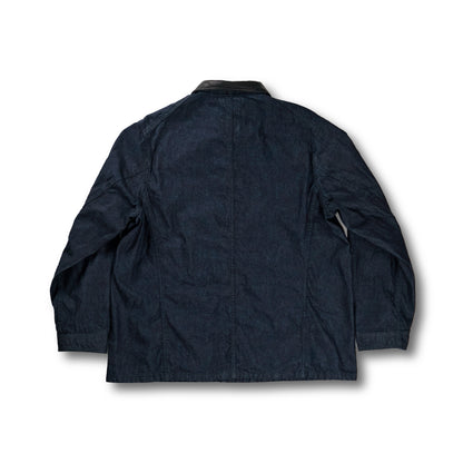 【FULLCOUNT×GDC】Leather Collar Denim Chore Jacket