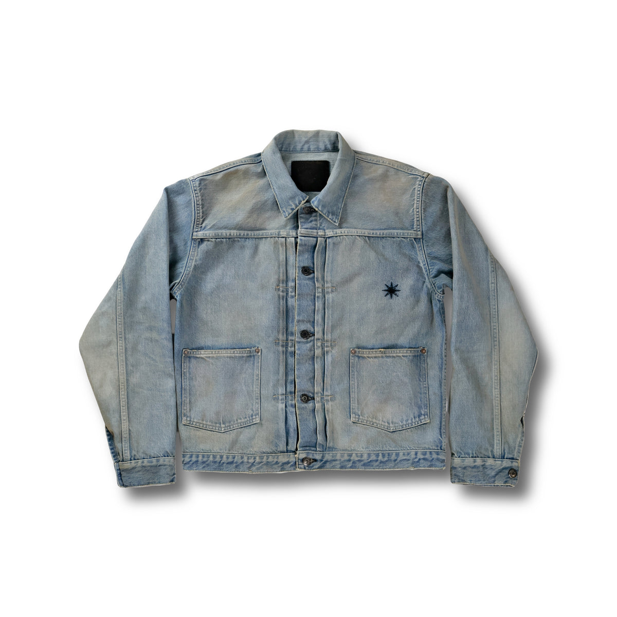 【FULLCOUNT×GDC】Classic Pleated Denim Jacket(Hand Wash)