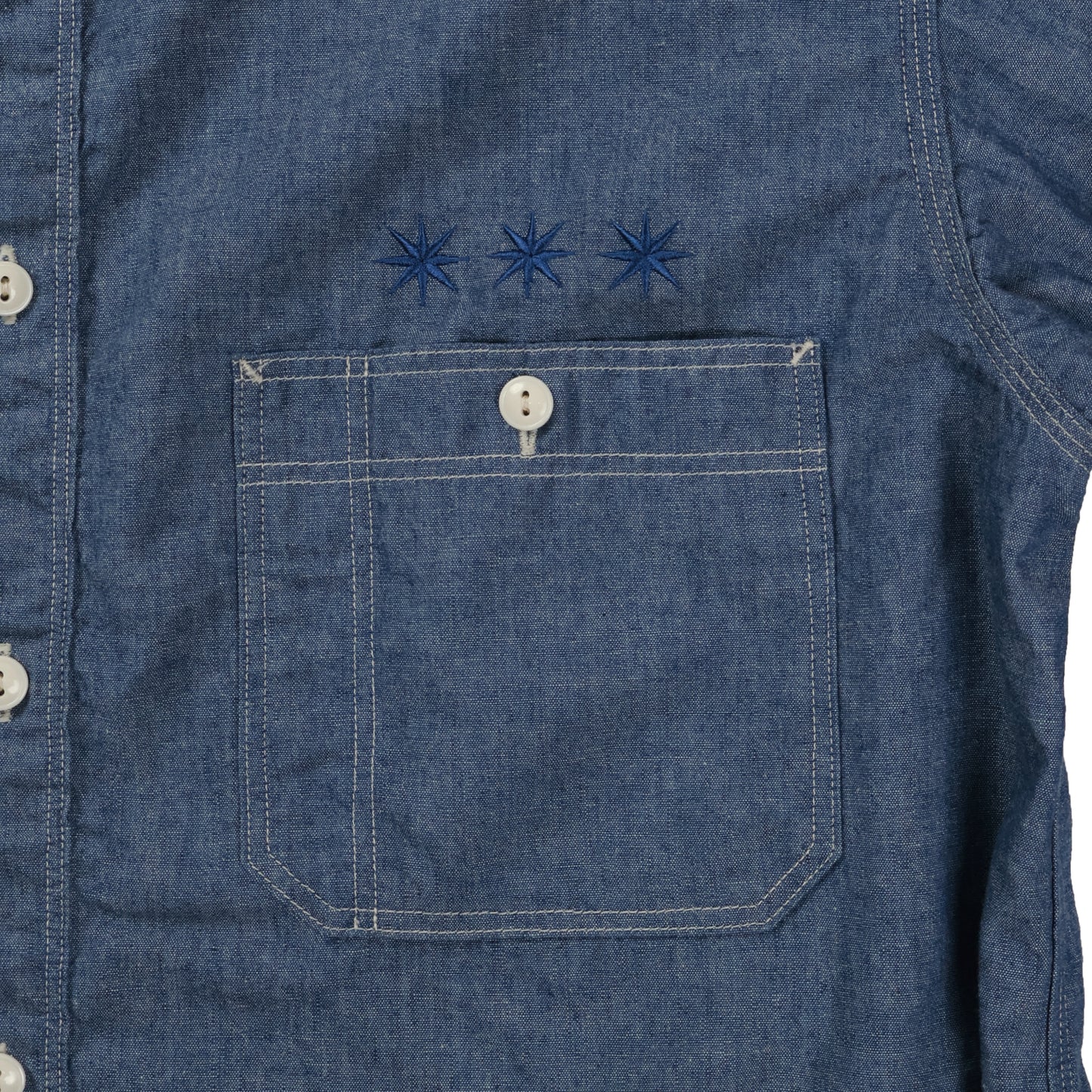 【FULLCOUNT×GDC】Triple Stitch Chambray Shirt