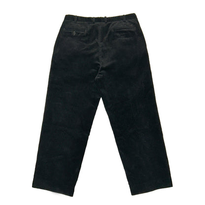 corduroy Two tuck straight pants
