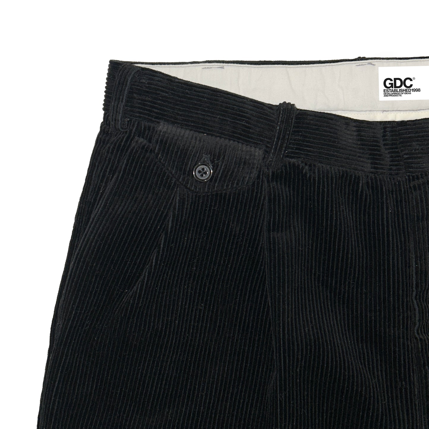 corduroy Two tuck straight pants
