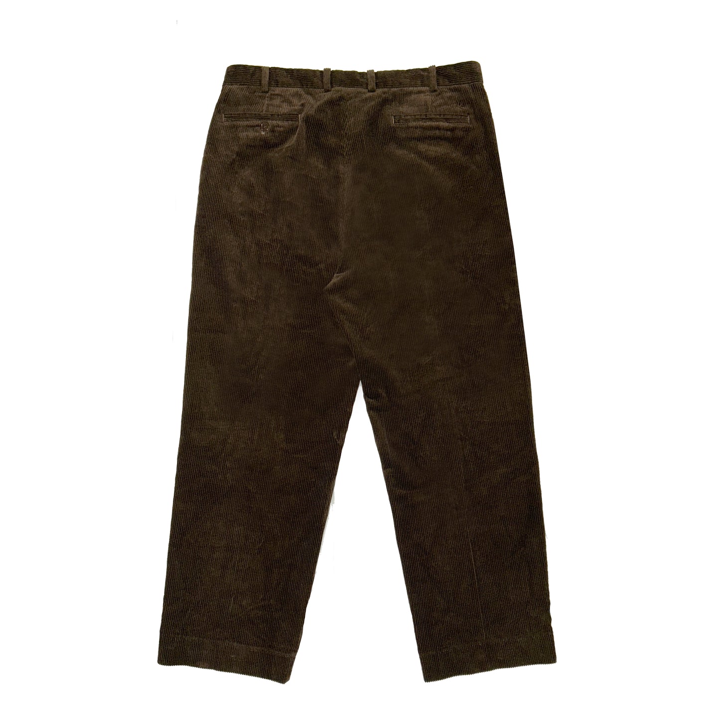 corduroy Two tuck straight pants