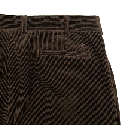 corduroy Two tuck straight pants