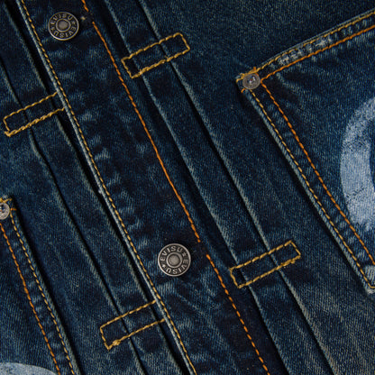 EVISU X GDC WASHED TYPE 2 DENIM JACKET