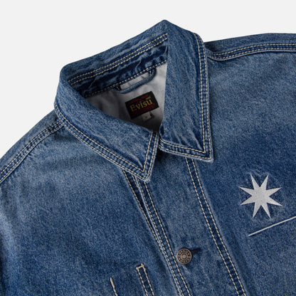 EVISU X GDC WASHED CHORE JACKET