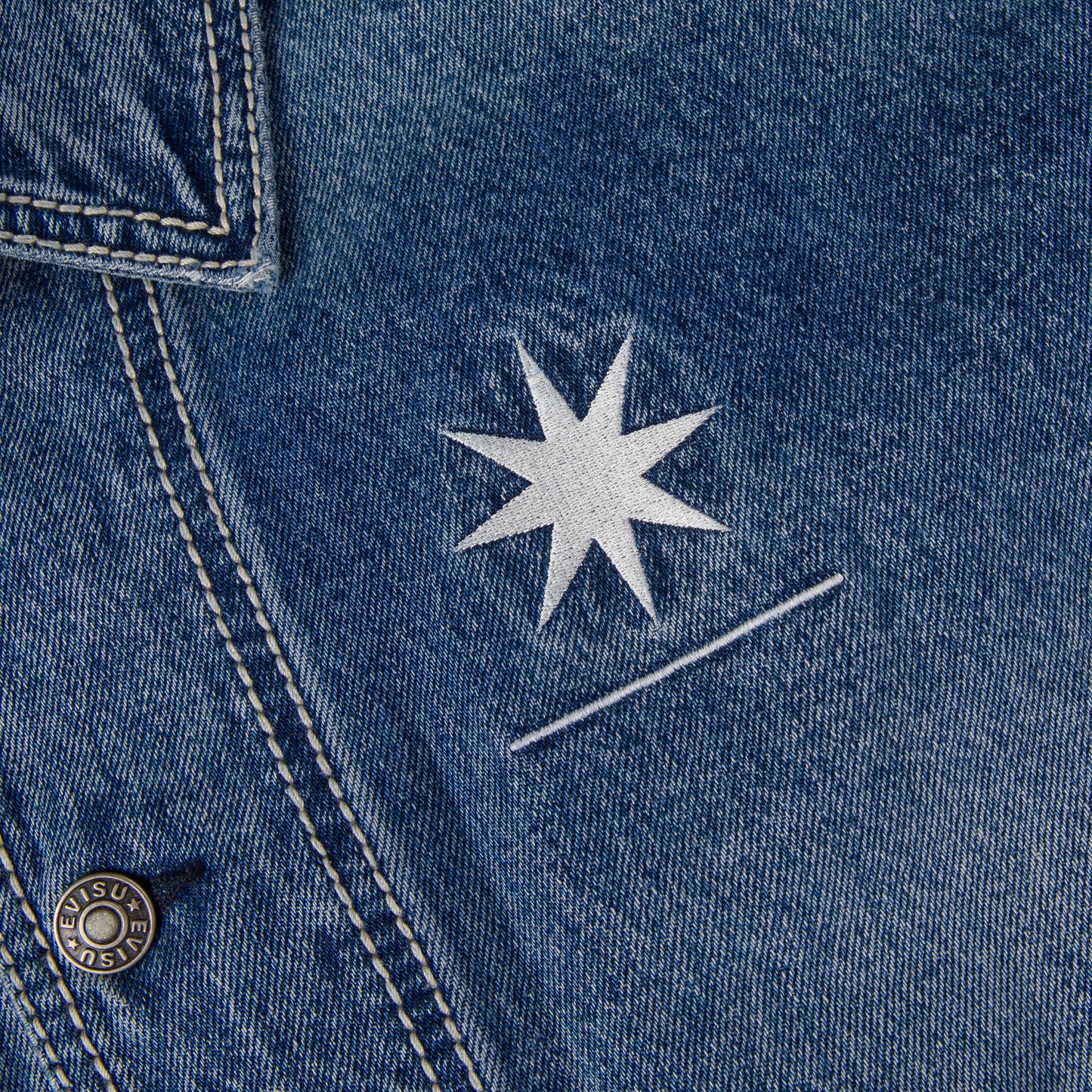 EVISU X GDC WASHED CHORE JACKET