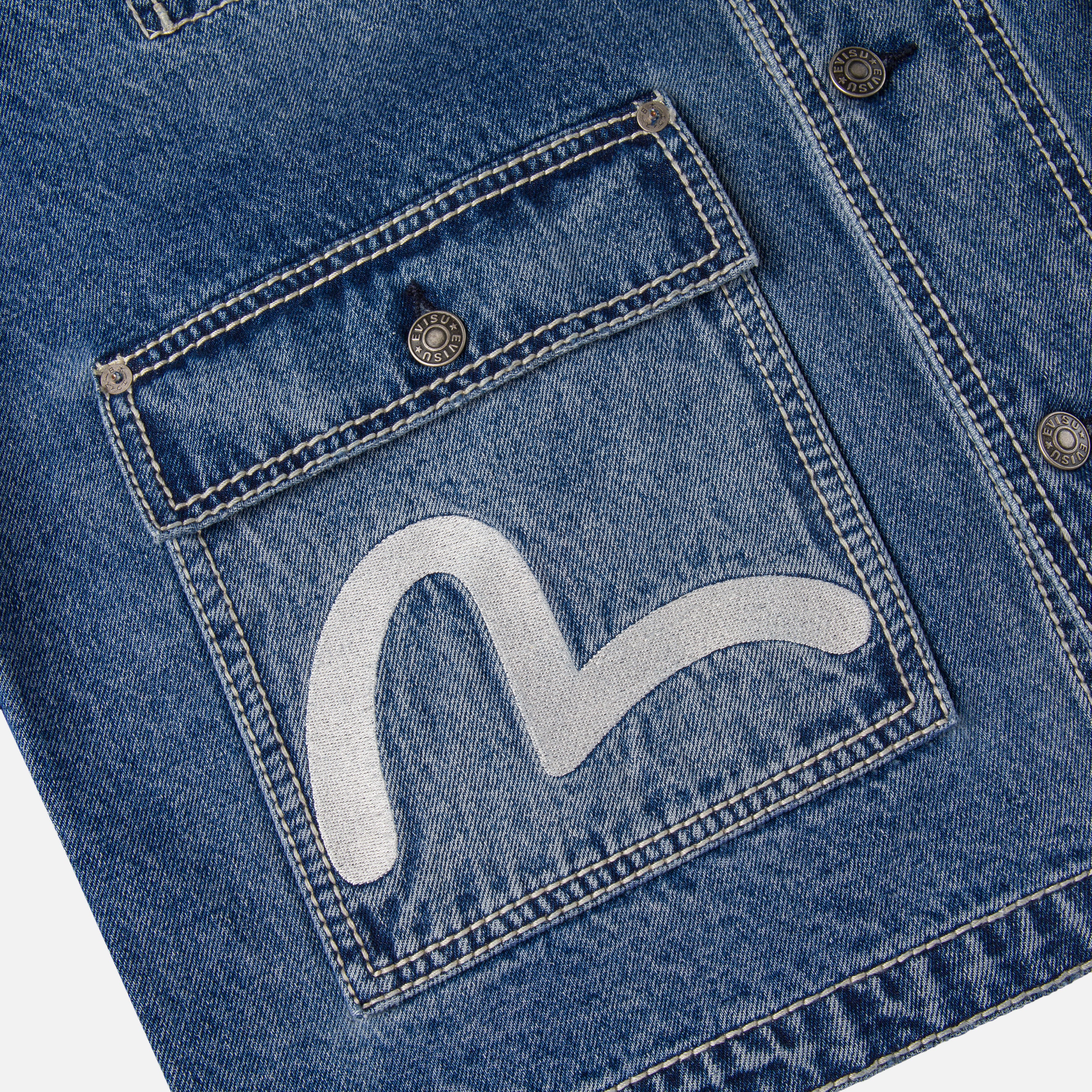 【GDC】EVISU X GDC WASHED CHORE JACKET EVISU X GDC WASHED CHORE JACKET