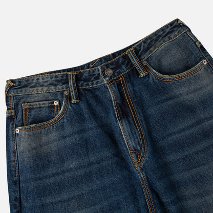 EVISU X GDC WASHED 5P RELAX FIT JEANS