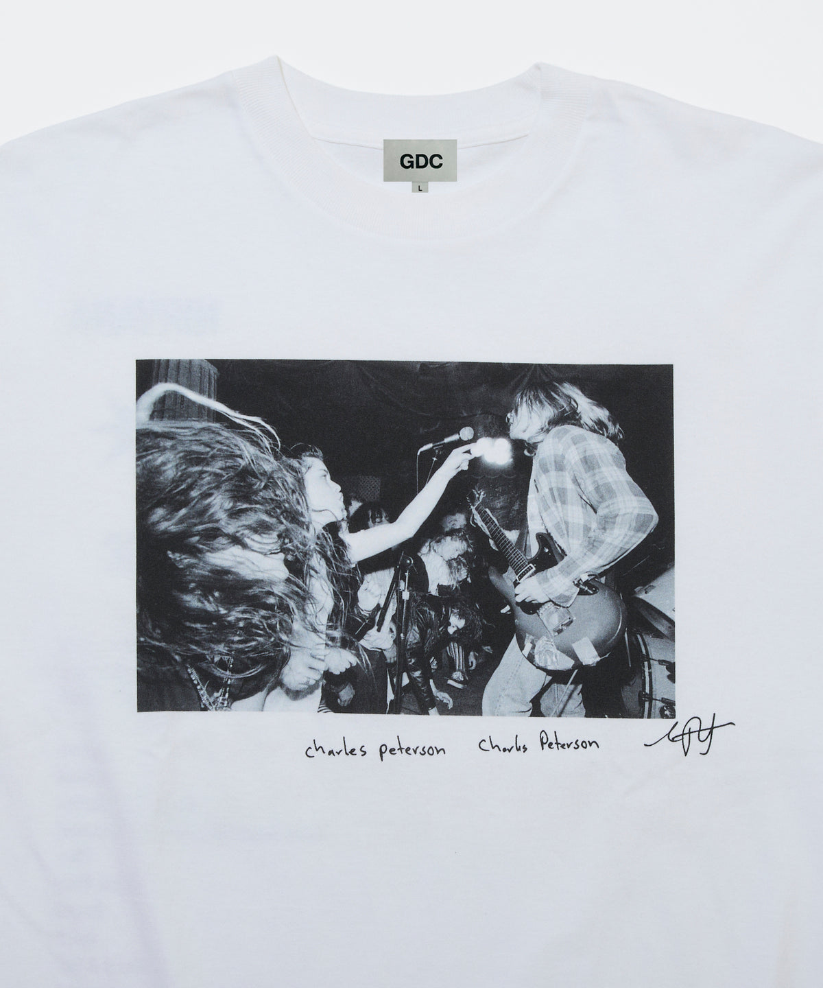 【Charles Peterson×GDC】Raji's Finger Point Tee(発送予定：2026年12月上旬~)