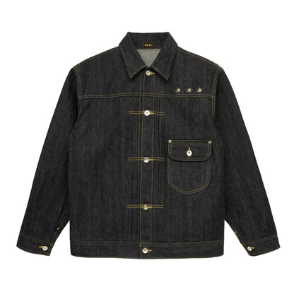 【SUBCULTURE×GDC】C01 COWBOY DENIM JACKET/BLACK