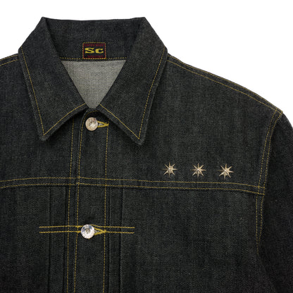 【SUBCULTURE×GDC】C01 COWBOY DENIM JACKET/BLACK