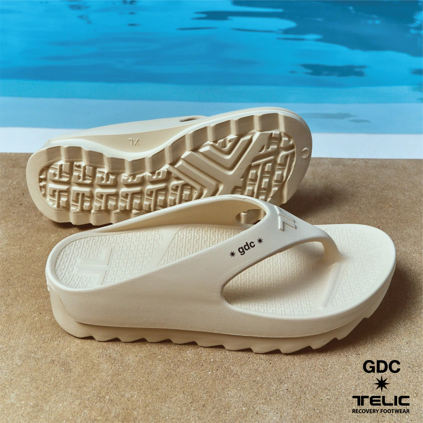 【TELIC×GDC】W-FLIP SHARK SANDALS