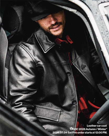 Leather Car Coat(発送予定：2026年12月上旬~)