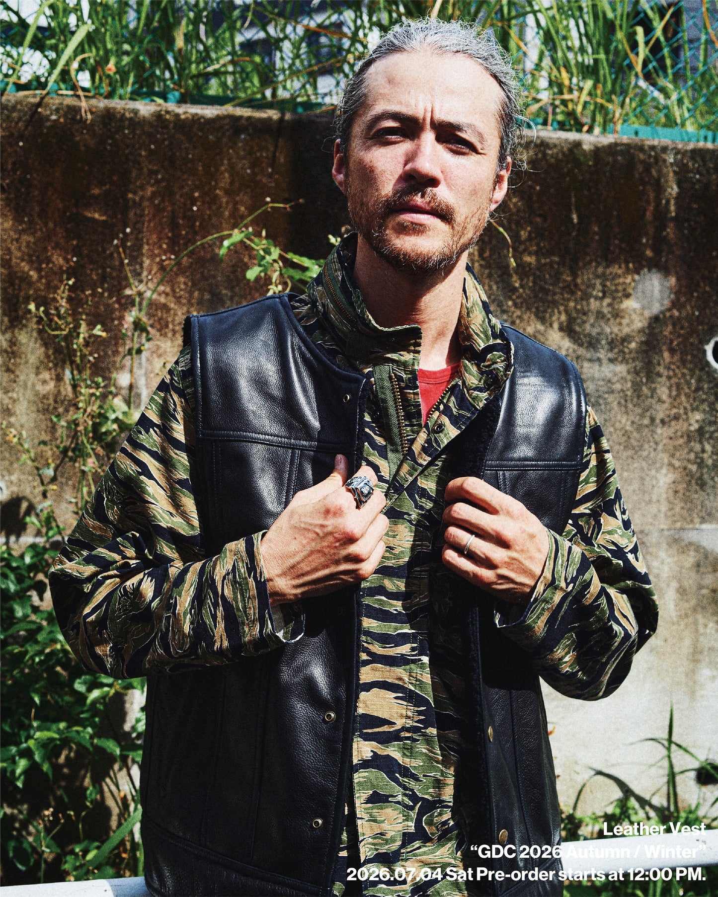 Leather Sherpa Vest(発送予定：2026年12月上旬~)