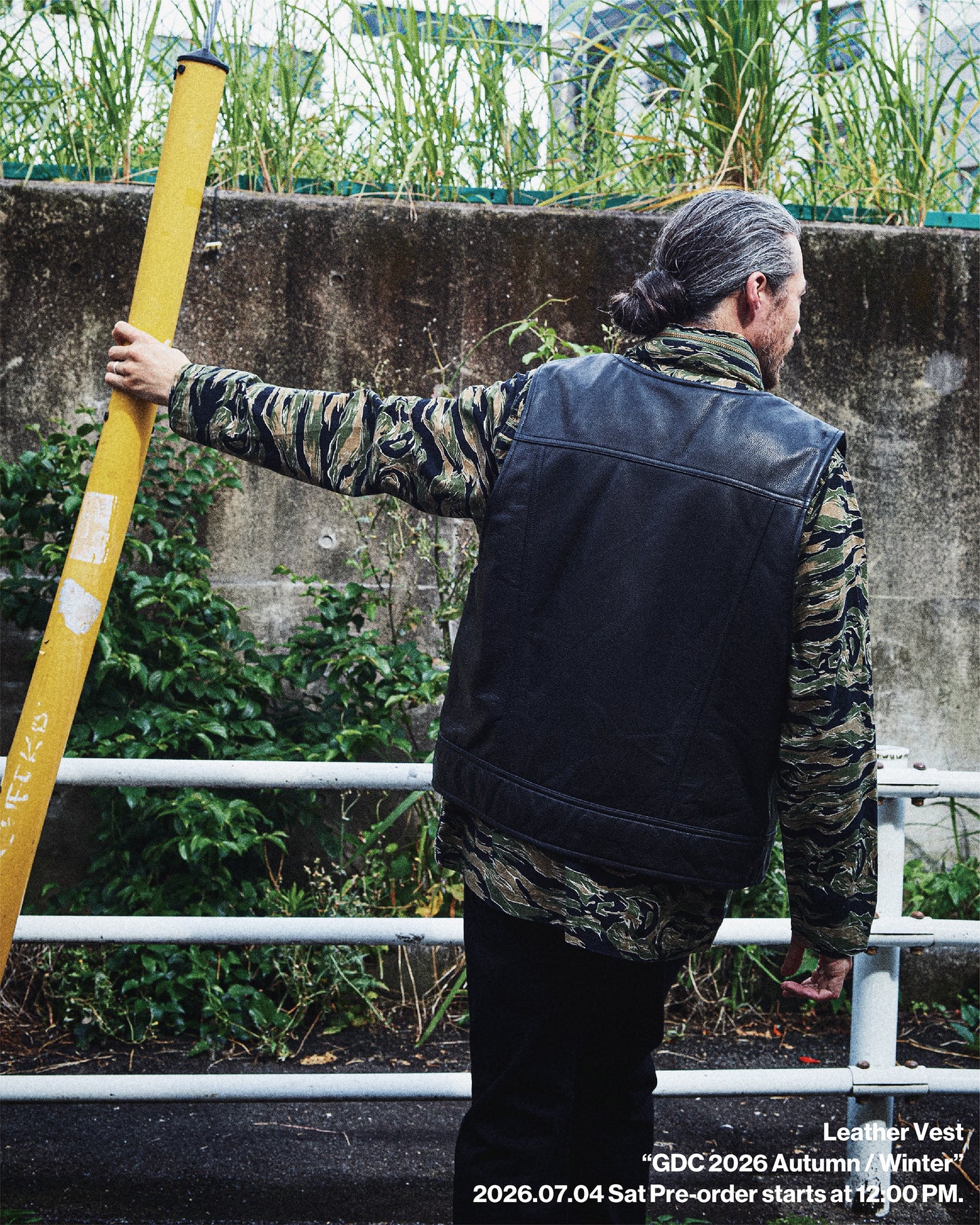 Leather Sherpa Vest(発送予定：2026年12月上旬~)