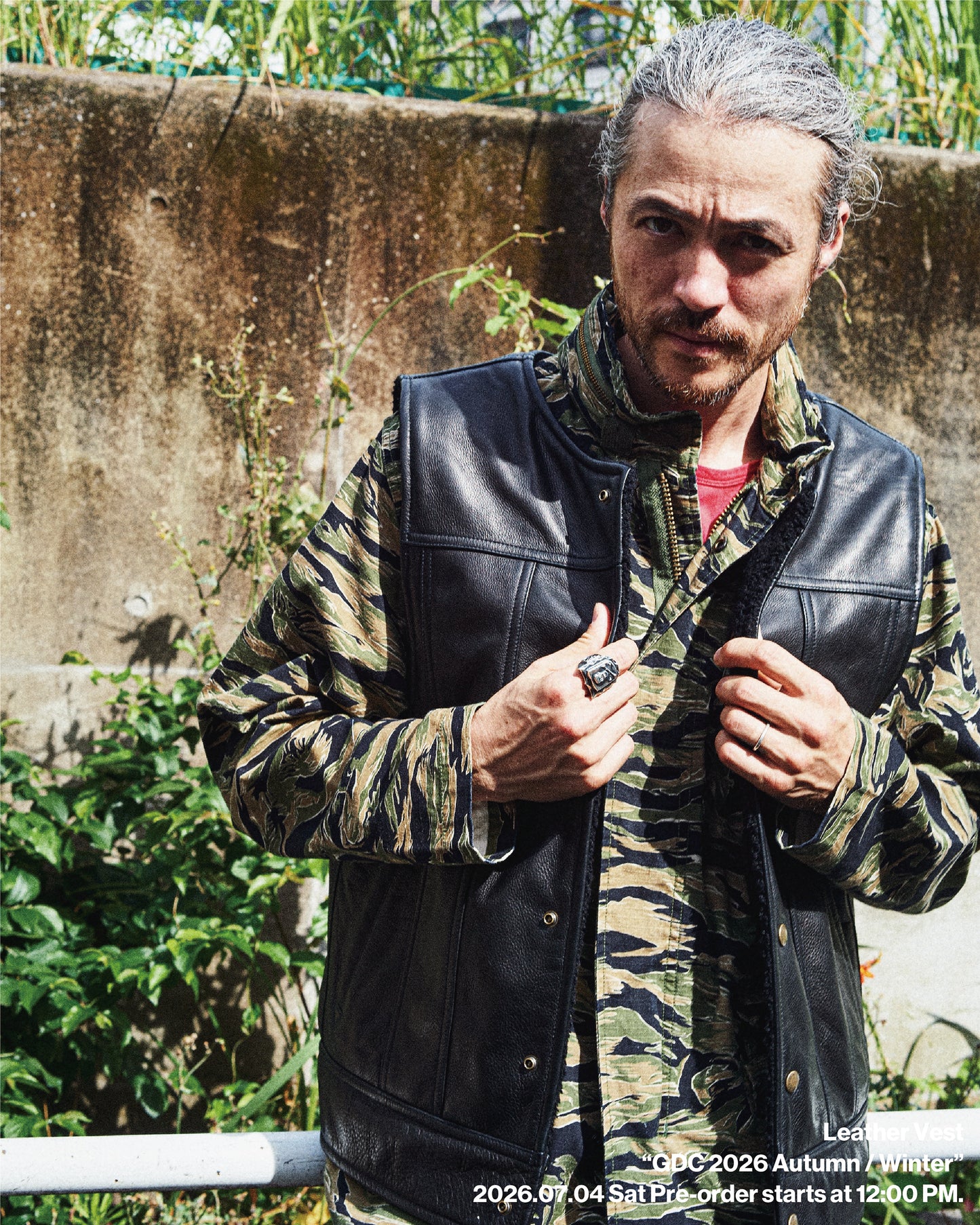 Leather Sherpa Vest(発送予定：2026年12月上旬~)