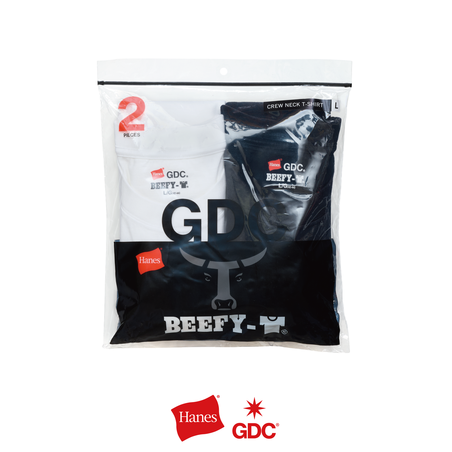 【HANES × GDC】2P BEEFY-T