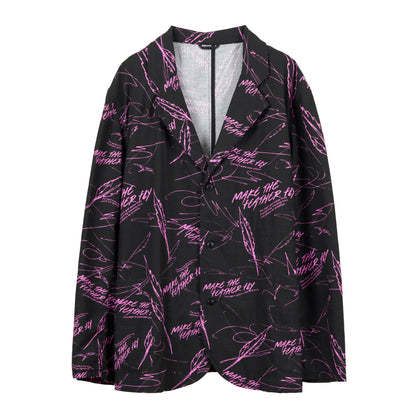 All-over pattern jacket
