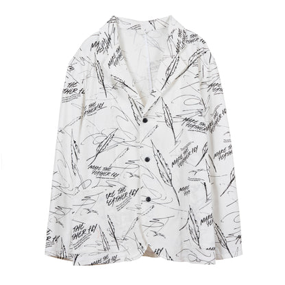 All-over pattern jacket