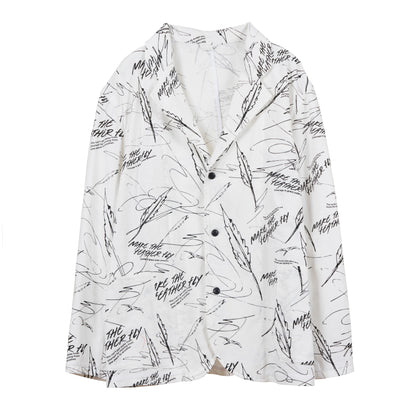 All-over pattern jacket