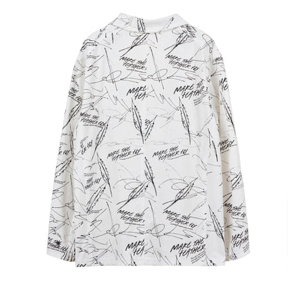 All-over pattern jacket